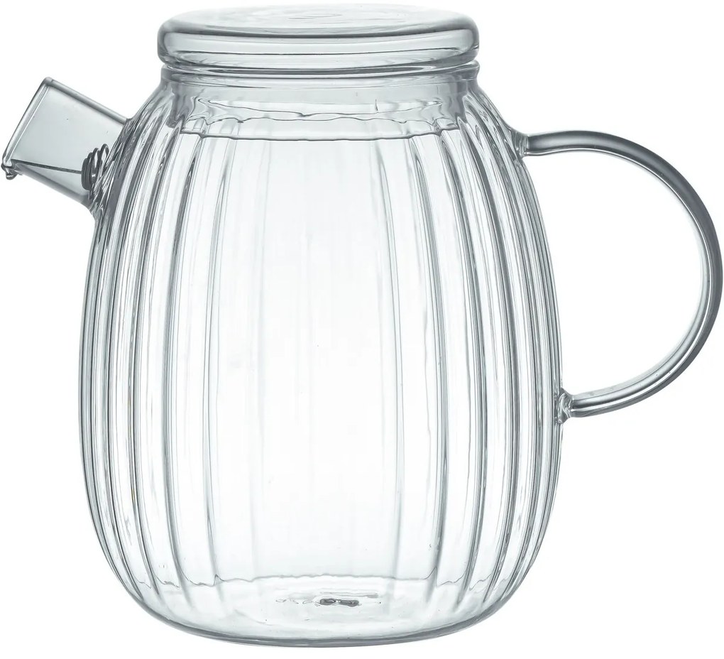 4Home Szklany dzbanek z pokrywką Stripe Hot&Cool, 1 l