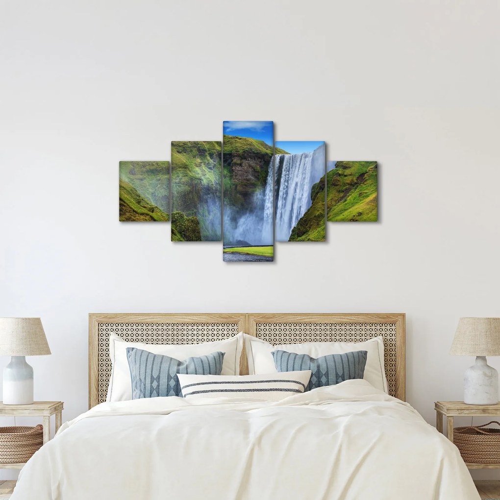 Obraz - Wodospad Seljalandsfoss (125x70 cm)