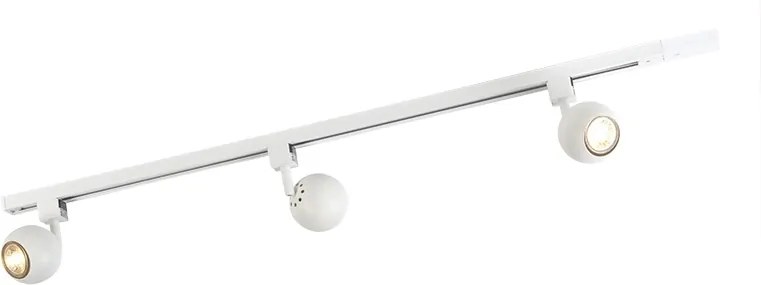 Inteligentny nowoczesny system oświetlenia szynowego biały 1-fazowy z 3 Wifi GU10 - Gissi