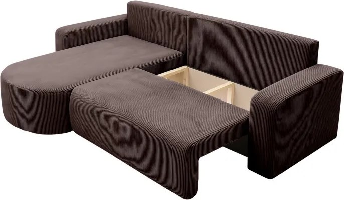 Narożnik BIS XL Uniwersalny z funkcją spania POSO 06 DomoHome