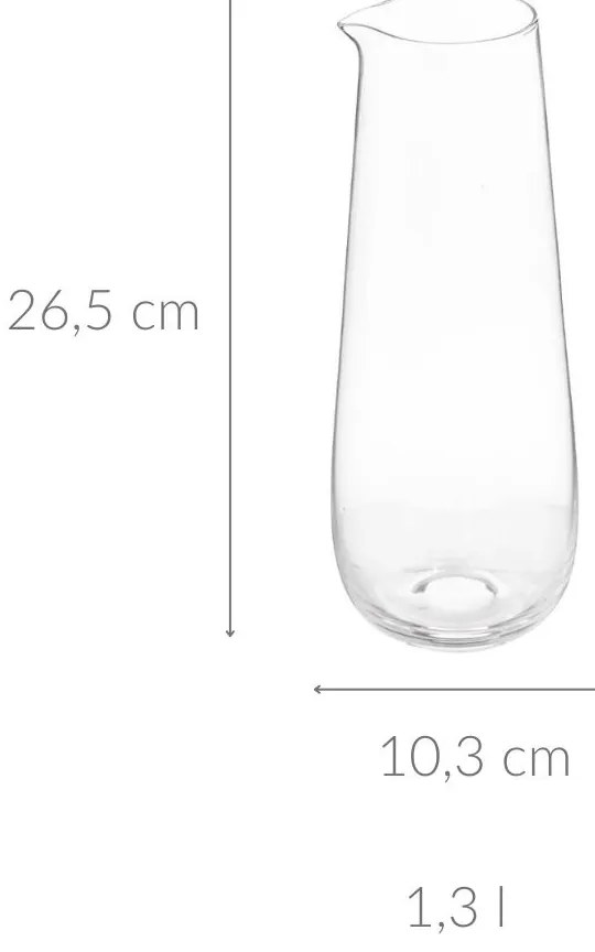 Karafka na wodę SOLEYA, 1,3 l