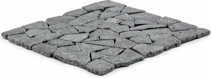 Mozaika kamienna z andezytu Garth na siatce ciemno szara 1 m2