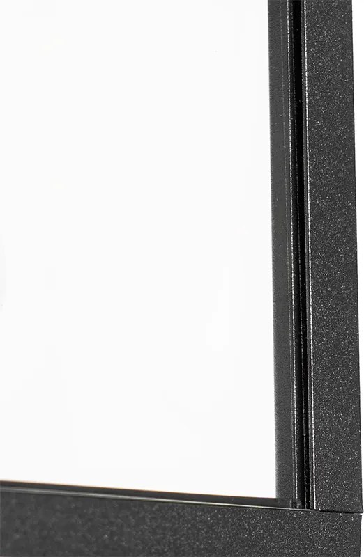 Lampka ścienna zewnętrzna czarna z czujnikiem ruchu IP44 - Charlois