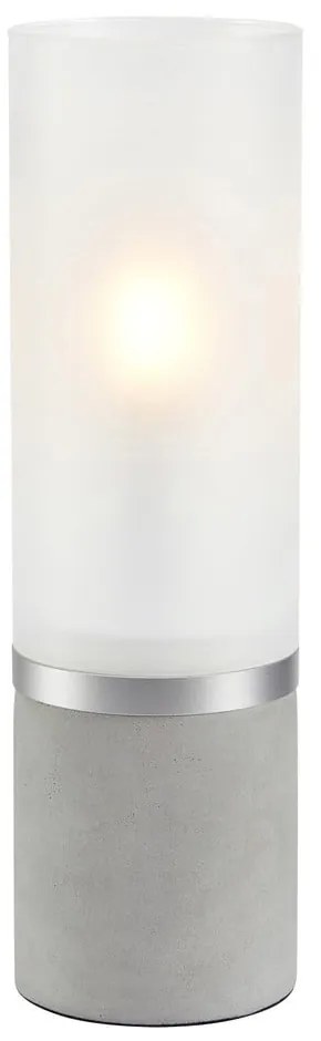 Biało-szara lampa stołowa betonowa (wysokość 30 cm) Molo – Markslöjd