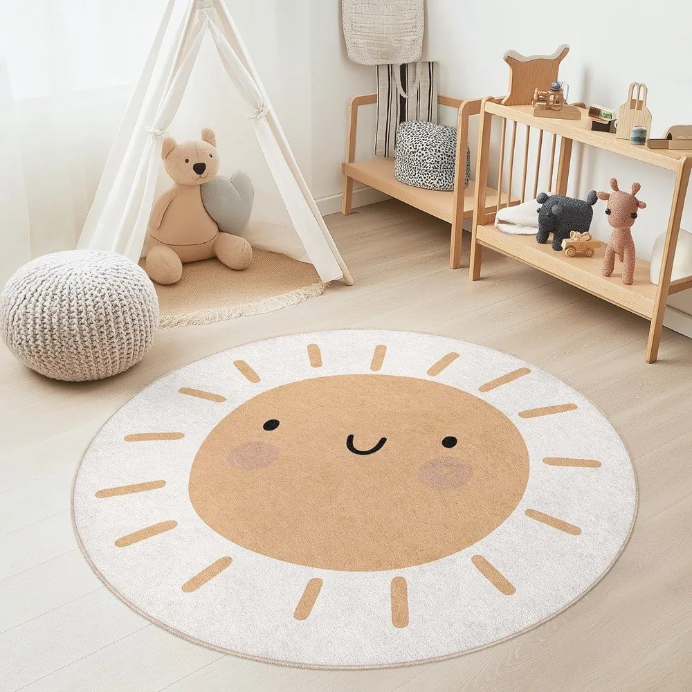Dywan dziecięcy odpowiedni do prania ø120 cm Sunny World – Mila Home