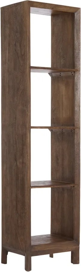 Regał z litego drewna mango 48x190 cm Sondrio – Light &amp; Living