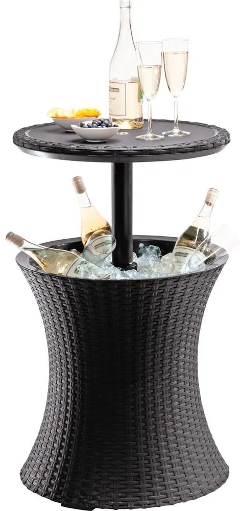 Okrągły stolik ogrodowy z pojemnikiem na lód 49.5x49.5 cm Cool – Keter