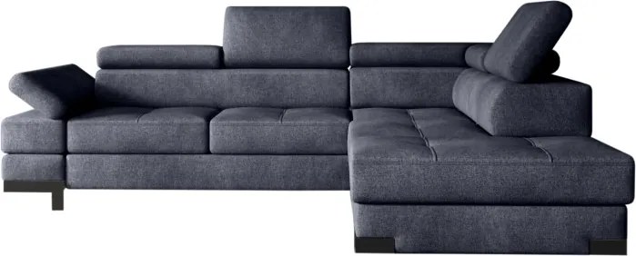 Narożnik EMPORIO L Prawostronny z funkcją spania Prawostronny w ktaninie SERENO 695 WERSAL