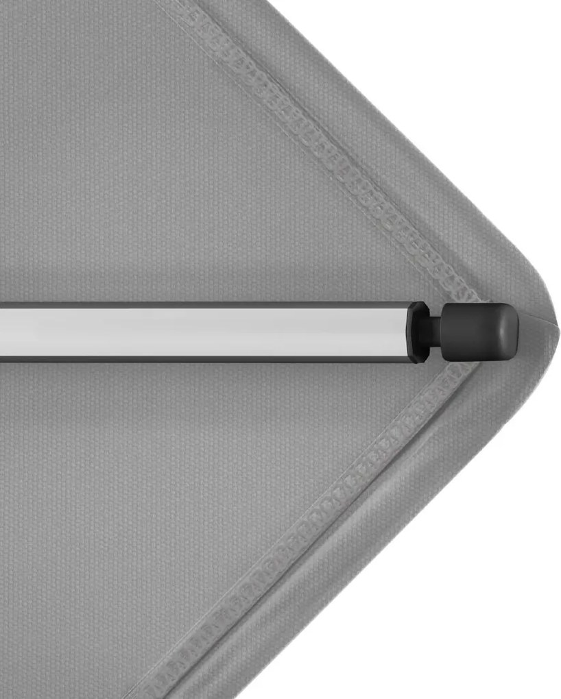 Knirps APOLL parasol ogrodowy 240 x 240 cm jasnoszary