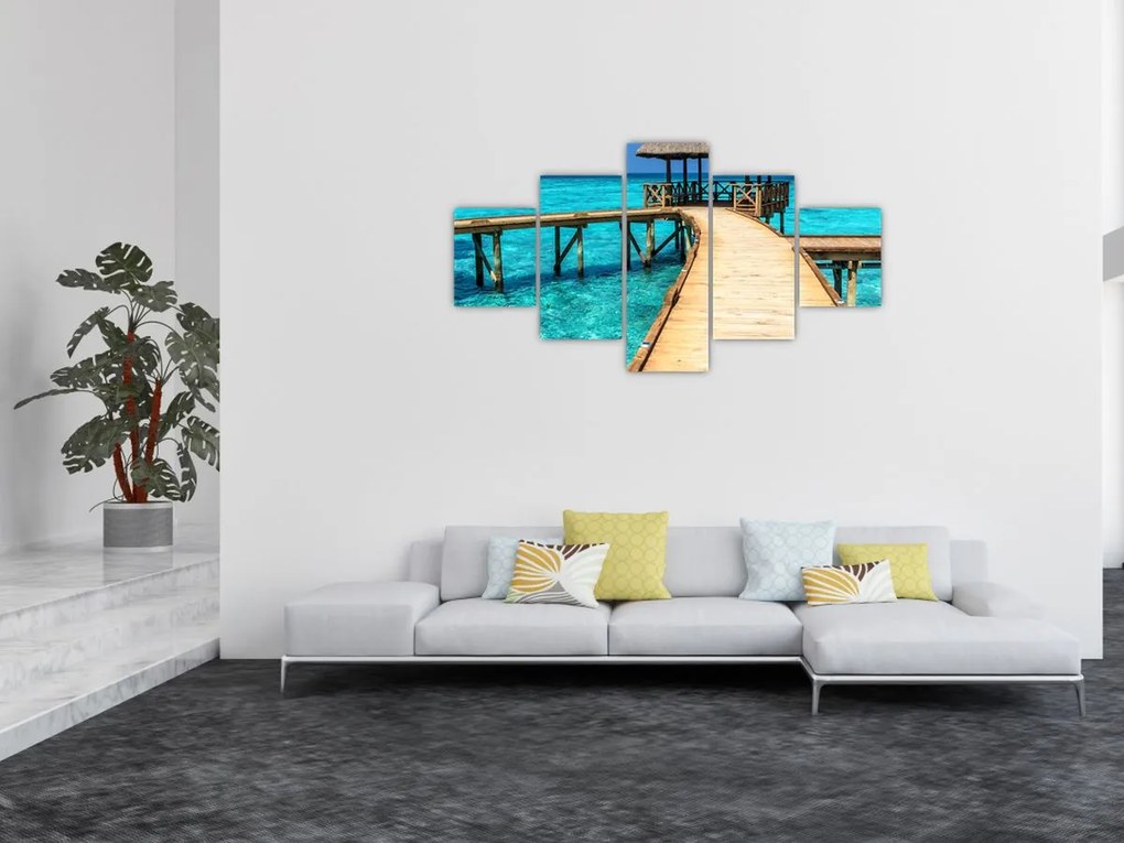 Obraz - Molo (125x70 cm)