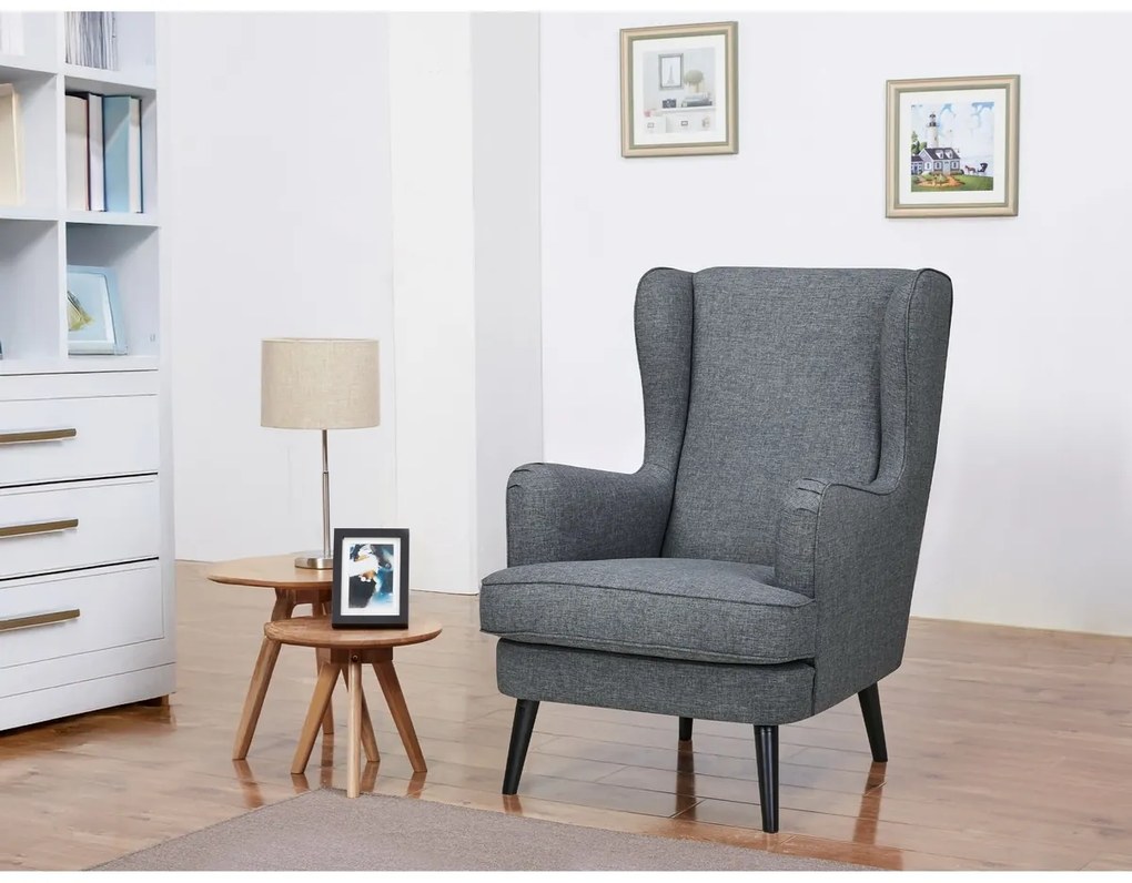 Fotel na uszach GREY2, szary