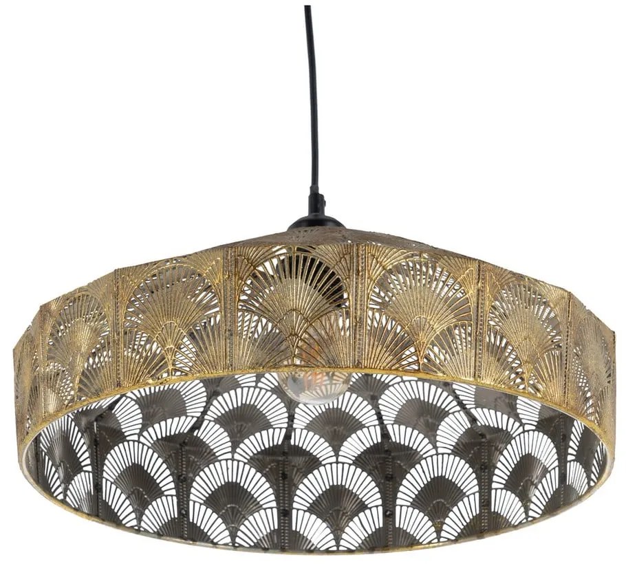 Lampa wisząca w kolorze złota z metalowym kloszem ø 41,5 cm – Ixia