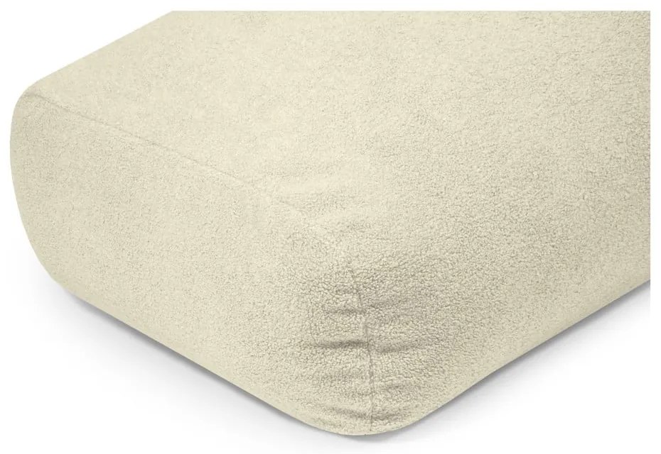 Brązowy worek do siedzenia z materiału bouclé Snug 130 – SLOWDOWN