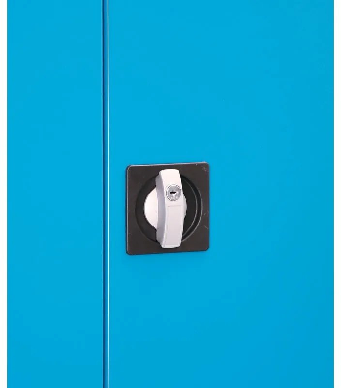 Metalowa szafa warsztatowa, 1950x950x500 mm, 2 półki, 10 szuflad