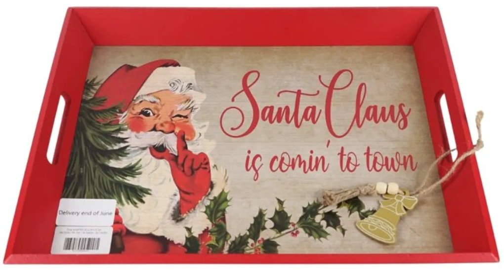 Świąteczna drewniana taca CHRISTMAS - różne warianty Wersja: Joy