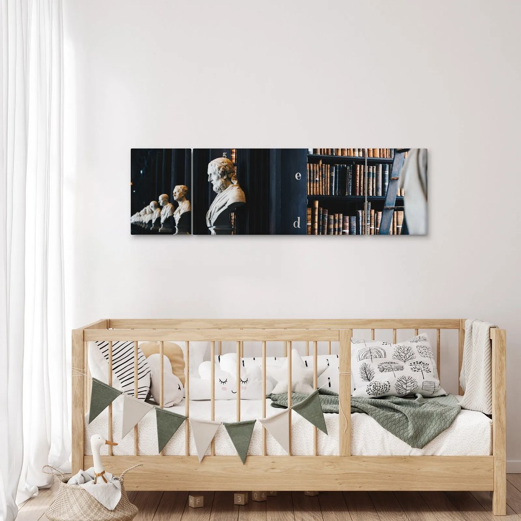Obraz - W bibliotece (170x50 cm)