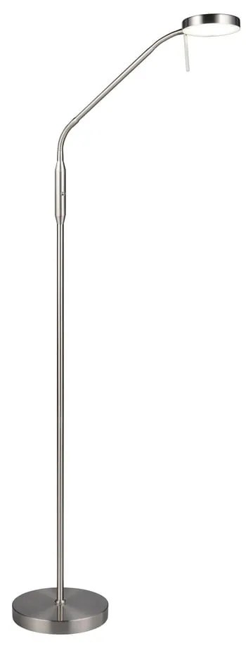 Lampa stojąca LED w kolorze srebra (wysokość 160 cm) Moreno – Reality