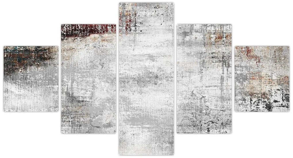Obraz - Abstrakcyjne teksturowane płótno (125x70 cm)