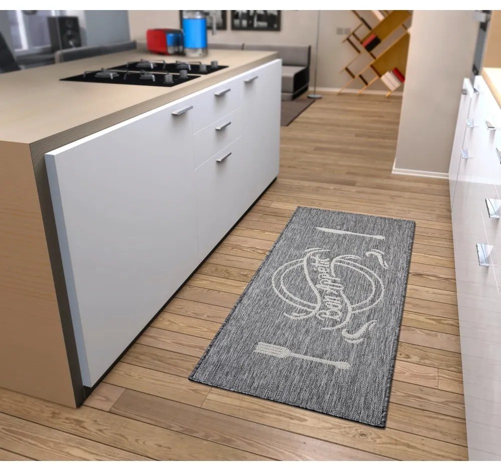 Szary chodnik 62x150 cm Cucina – Hanse Home