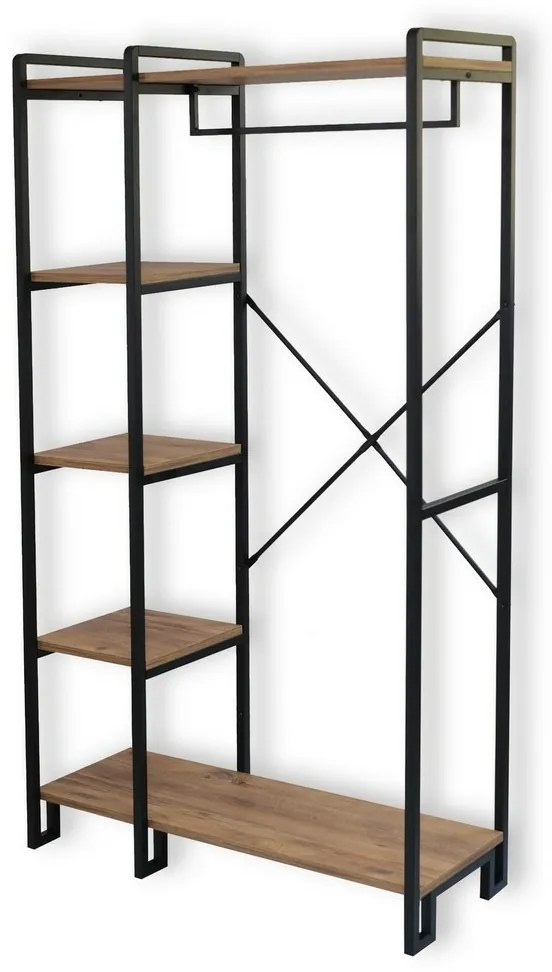 Stojak na ubrania Rex Atlantic Pine and Black