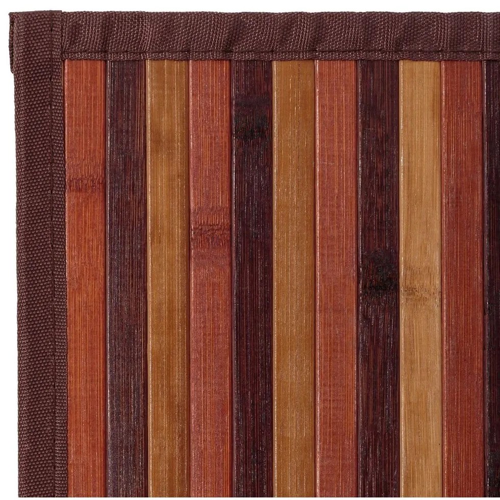 Musztardowo-brązowy bambusowy dywan 140x200 cm – Casa Selección