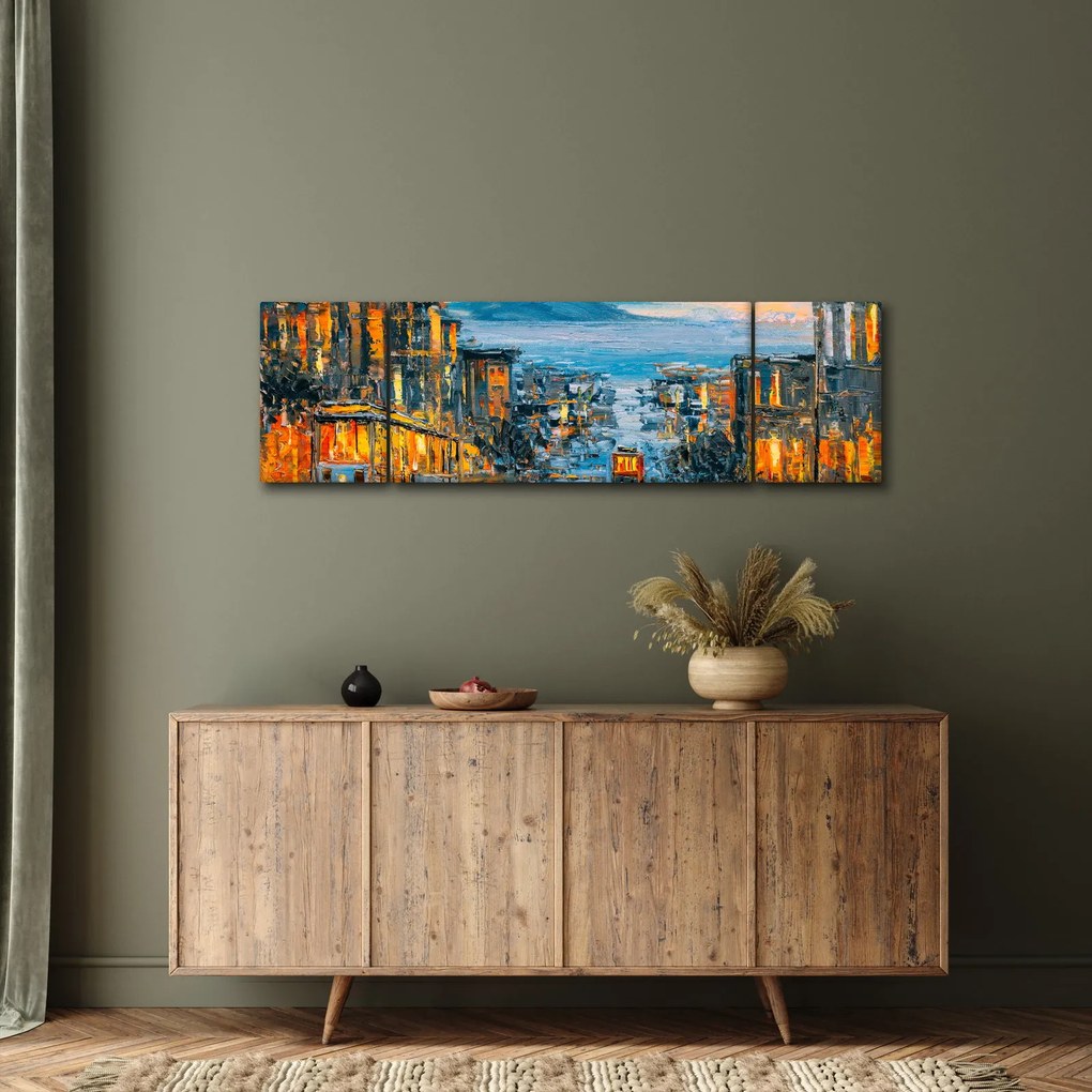 Obraz - Cable Car, San Francisco (170x50 cm)