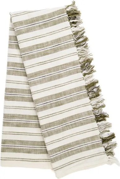 Zielony bawełniany koc 150x200 cm Indira – Tiseco Home Studio