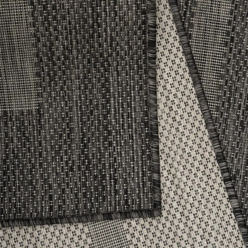 Dywan zewnętrzny Relax ramka czarny 280 cm x 370 cm
