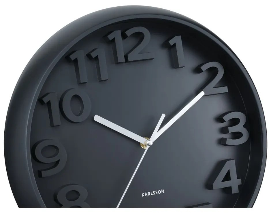Zegar ścienny ø 33,5 cm Elevated Classic Numbers – Karlsson