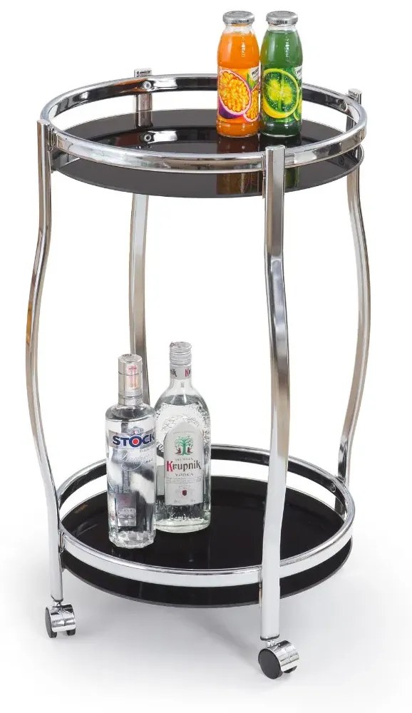 Stolik BAR-8 czarny HALMAR