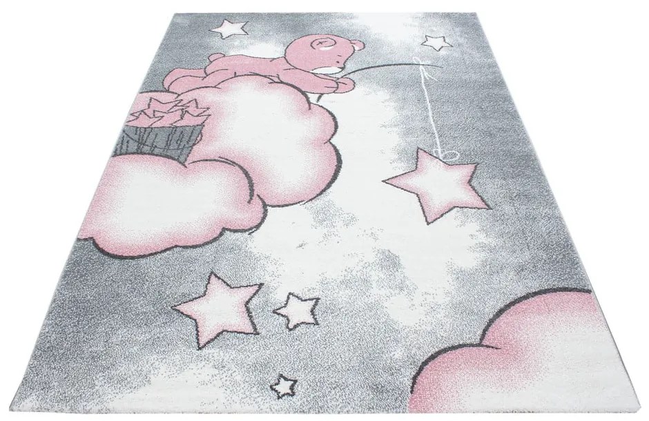Różowo-szary dywan dziecięcy 120x170 cm Kids – Ayyildiz Carpets