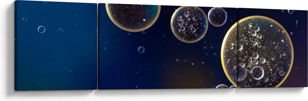 Obraz bąbelków (170x50 cm)