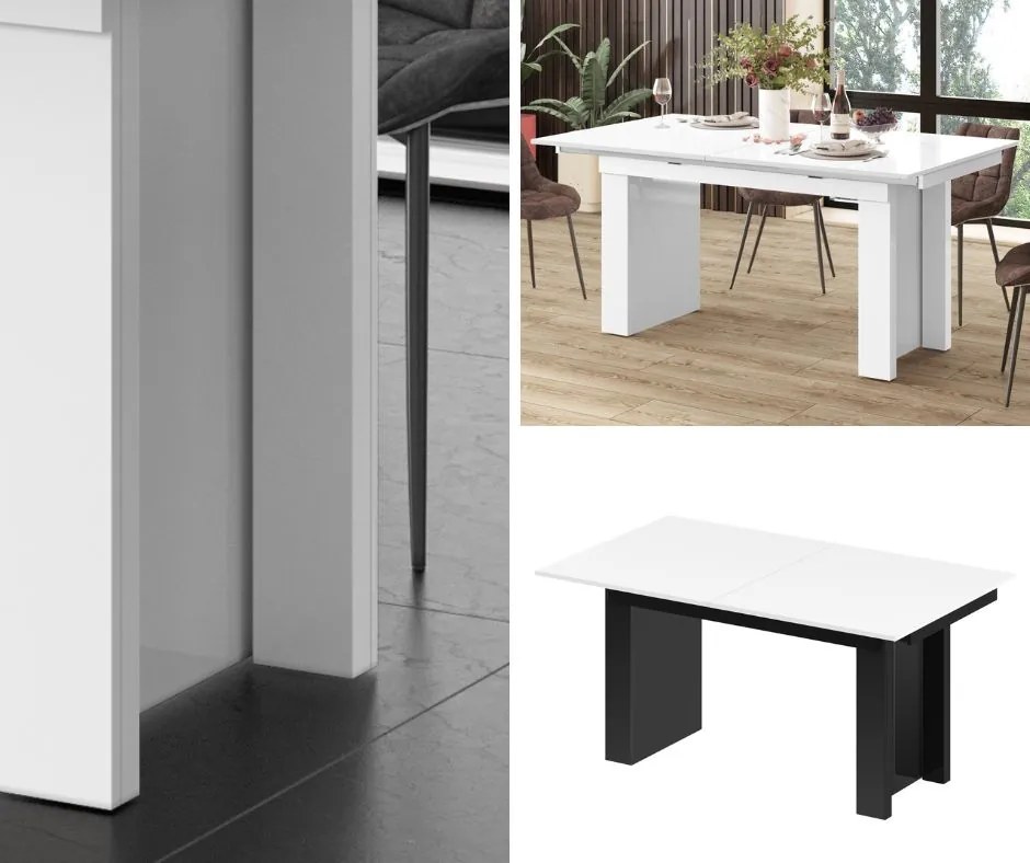 Stół rozkładany do 410 cm Magro połysk Hubertus