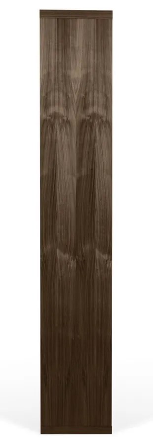 Brązowy regał w dekorze orzecha 150x198 cm Berlin – TemaHome