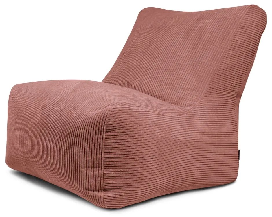Ceglasty sztruksowy worek do siedzenia Seat 100 Lounge – SLOWDOWN