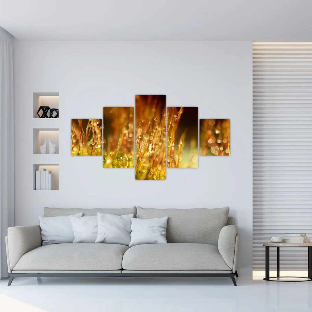 Obraz - Szczegół rosy (125x70 cm)