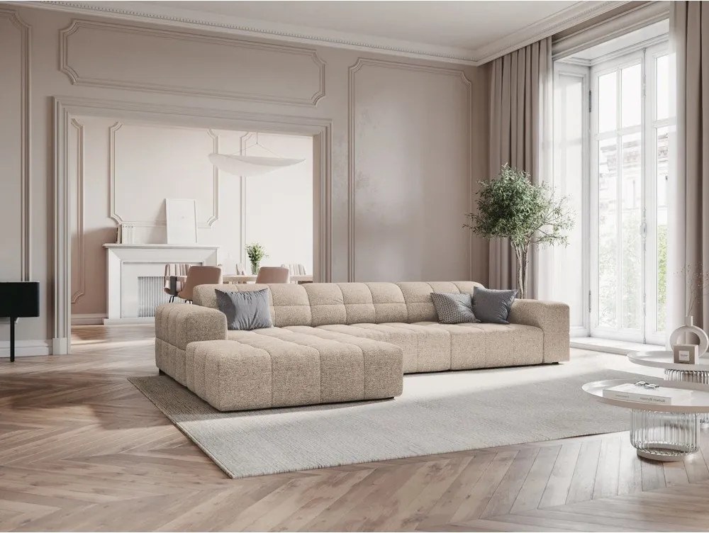 Beżowy narożnik (lewostronny) Chicago – Cosmopolitan Design