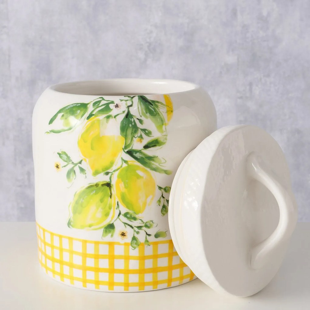Ceramiczny pojemnik kuchenny w cytryny, LEMONY