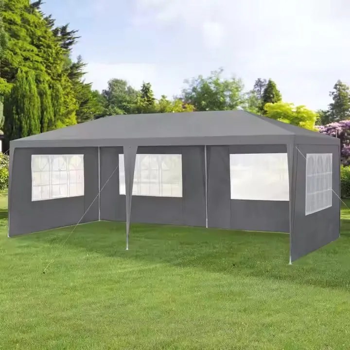 Outlet - pawilon ogrodowy 3x6m ze ściankami i oknami - namiot imprezowy, altana eventowa