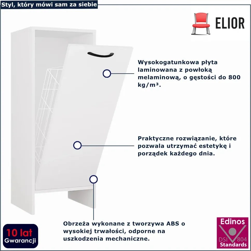 Szafka łazienkowa kosz na pranie H6-D08