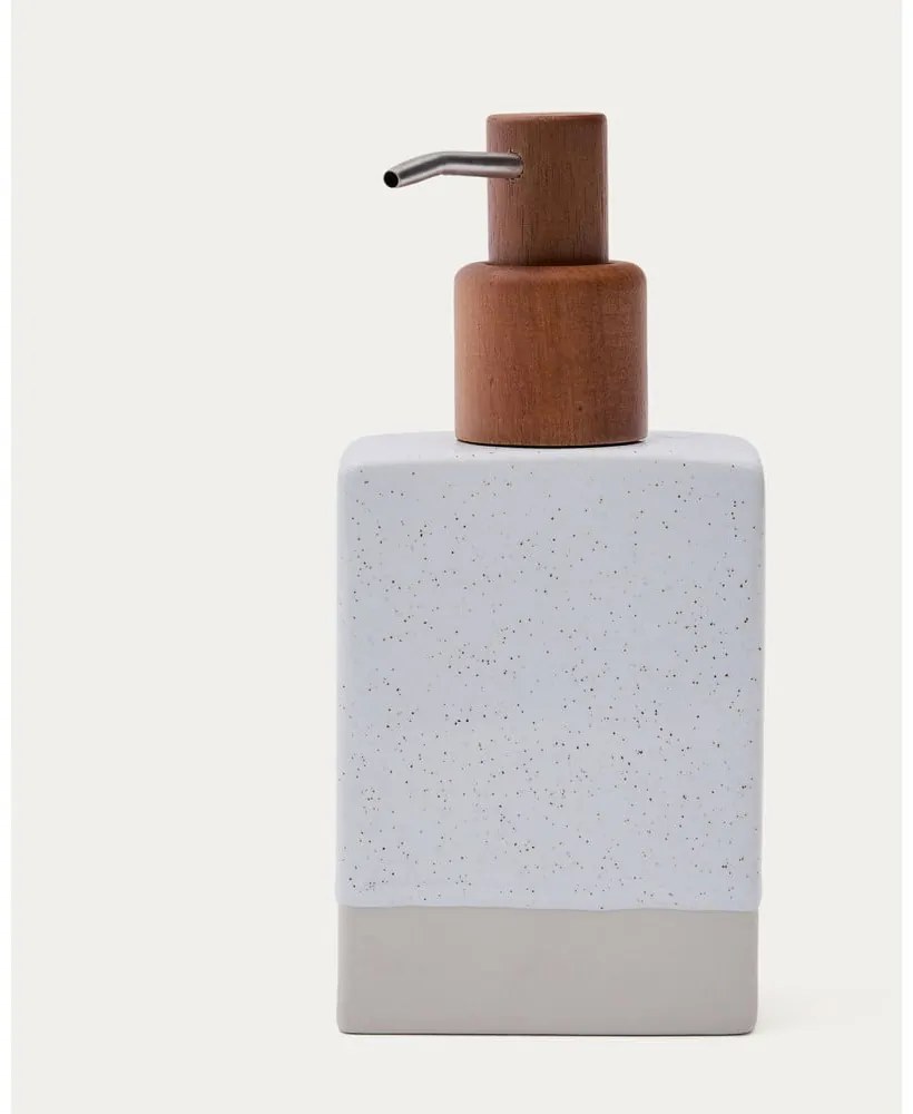 Kremowy ceramiczny dozownik do mydła 650 ml Careli – Kave Home
