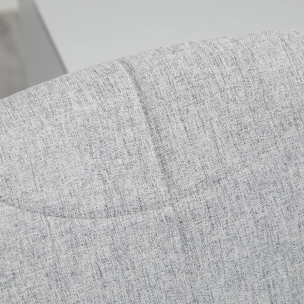 Vinsetto Krzesło Biurowe z Masażem Obrotowe 6-Punktowy Masaż Sztuczna Skóra Szare | Aosom PL