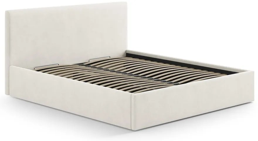 Kremowy tapicerowany zagłówek 150,5x100 cm Remo – Micadoni