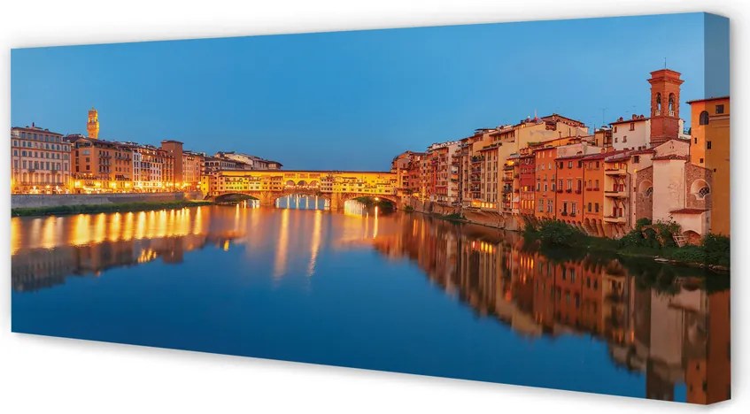 Zdjęcie na płótnie Nocne Mosty we Włoszech