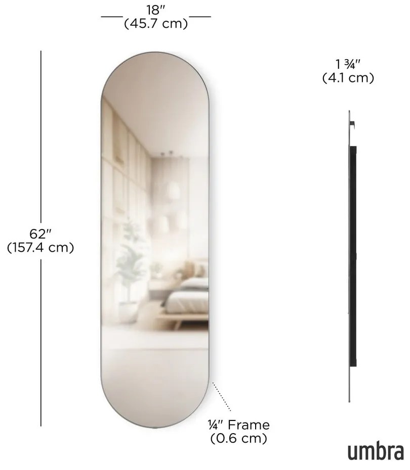 Lustro ścienne/stojące 46x157 cm Hubba – Umbra