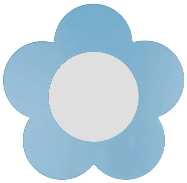 Błękitna lampa wisząca dla dzieci kwiatek - S200 S9-P15