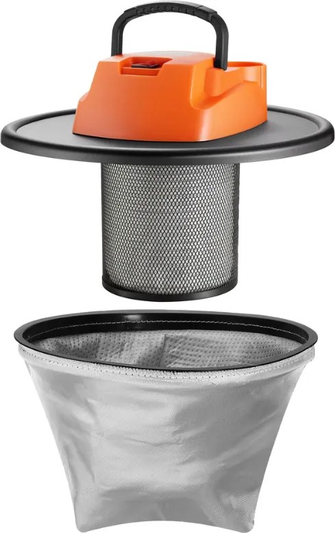 Odkurzacz do popiołu BENEDIKT, 1200 W, 18 kPa, czarny/pomarańczowy Monzana