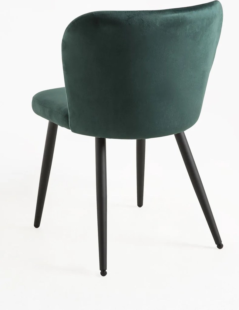 Zestaw 4 Krzese Luk Aksamitne