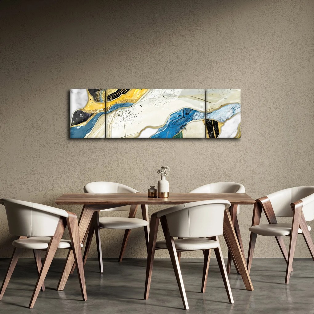 Obraz - Kolorowy marmur (170x50 cm)