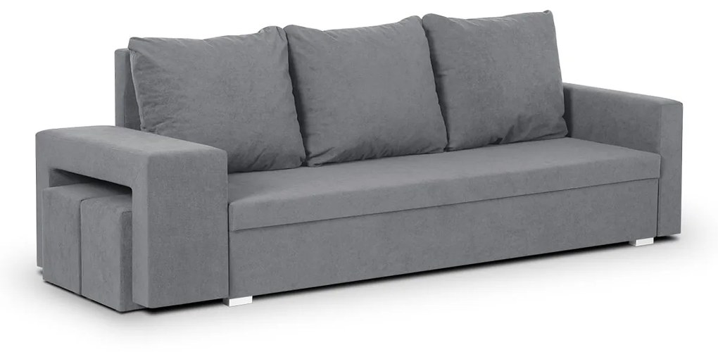 Kanapa sofa 3 os z funkcją spania DOTEX2 Szary